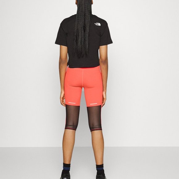 NWT $85 THE NORTH FACE Women XS Capri Leggings Tights Running Gym Yoga NEON PINK - Picture 7 of 15